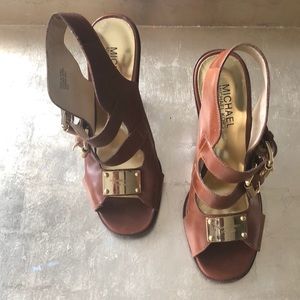 Micheal Kors Cage Heels EUC